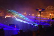 Trwa pokaz laserowych świateł