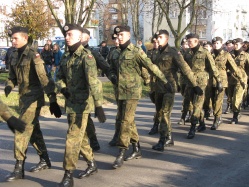 Uroczyste ślubowanie na Placu Jana Pawła II