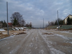 Roboty na pętli mimo zimowej aury