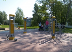 Siłownia pod chmurką