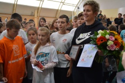 Ciechanów odwiedziła rekordzistka w rzucie młot