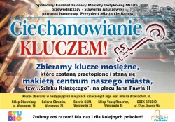 Z kluczy powstanie makieta centrum Ciechanowa. Rus