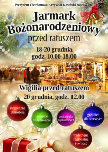 Jarmark Bożonarodzeniowy i wigilia przed ratuszem
