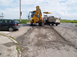 Remont na ulicy Reutta