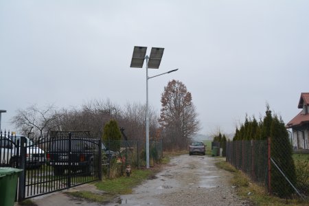 Kolejne latarnie solarne przy ciechanowskich ulica