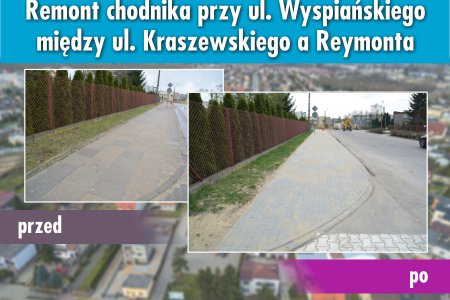 Zakończył się remont fragmentu chodnika przy ul