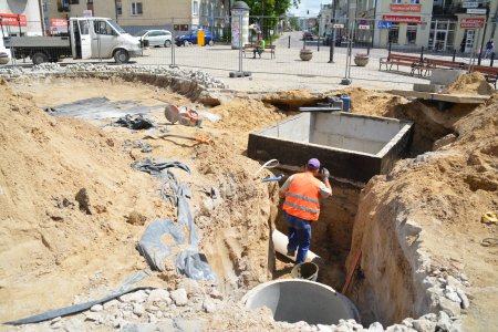 Powstaje fontanna na ulicy Warszawskiej