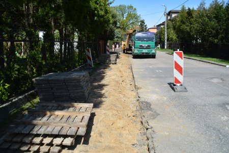 Remont chodnika przy ul. Tomaszewskiego