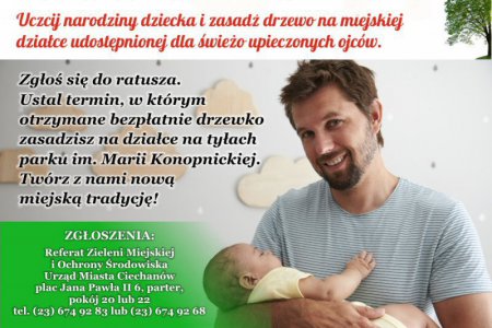 Zasadź drzewko dla swojego nowo narodzonego dziec