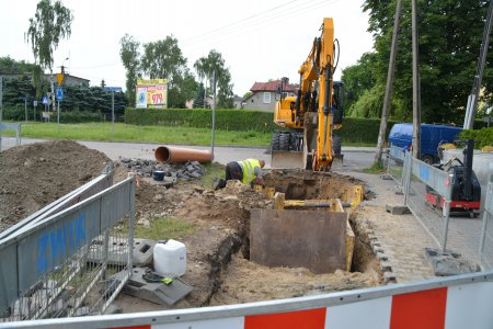 Przebudowa kanalizacji deszczowej i budowa kanaliz