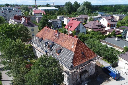 Remont dachu na budynku TBS