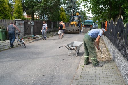 Ruszył remont ulicy Zbyszka i Danusi