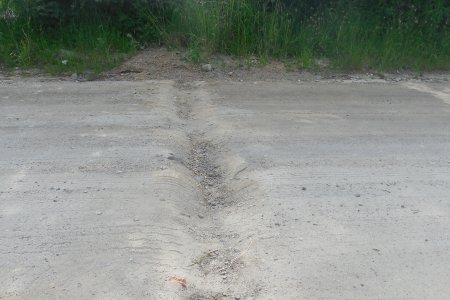 Zniszczenie drogi