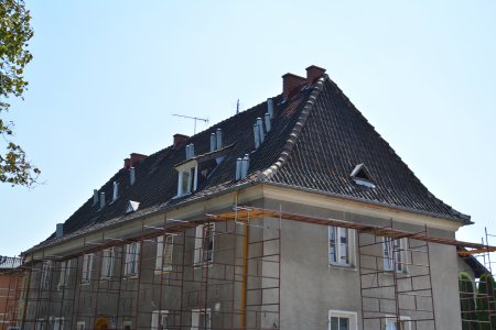 Remont dachu na kolejnym budynku TBS