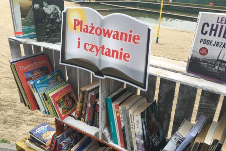 &quot;Plażowanie i czytanie&quot; na kąpielisku Krubin