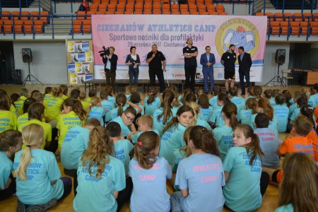 Athletics Camp w Ciechanowie z mistrzami sportu