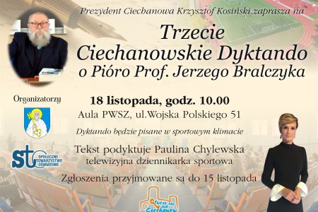Dyktando dla mieszkańców z udziałem prof. Jerze