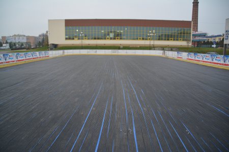 Instalacja miejskiego lodowiska