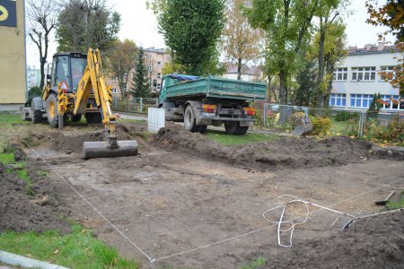 Budowa parkingu przy ul. Mikołajczyka