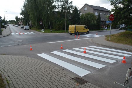 Nowe przejścia dla pieszych na skrzyżowaniu ul. 