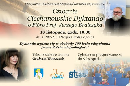 Dyktando z udziałem prof. Jerzego Bralczyka i akt