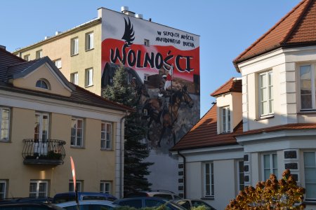 Powstał mural na 100-lecie niepodległości