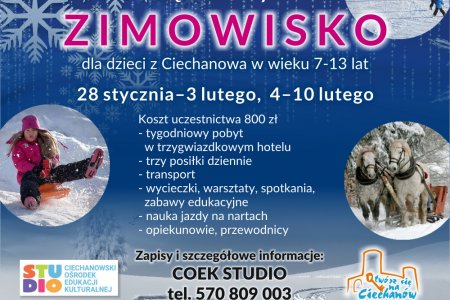 Zimowisko dla dzieci z 50% dofinansowaniem