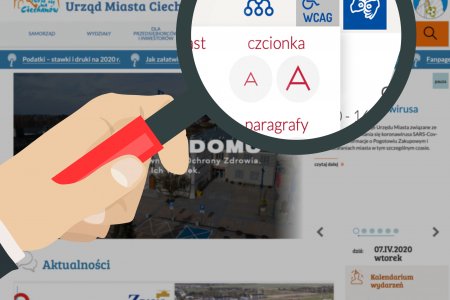 Strona Urzędu dostosowana dla osób z niepełnosp