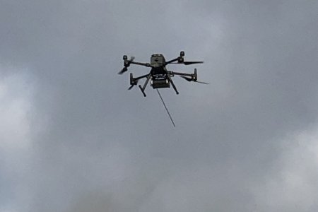 Trwa kontrola palenisk, w użyciu także dron
