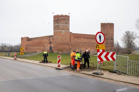 Remont chodnika w ul. Zamkowej