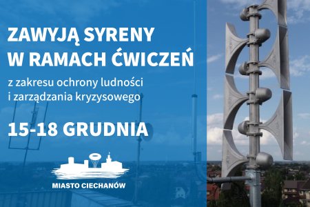 Zawyją syreny w ramach ćwiczeń
