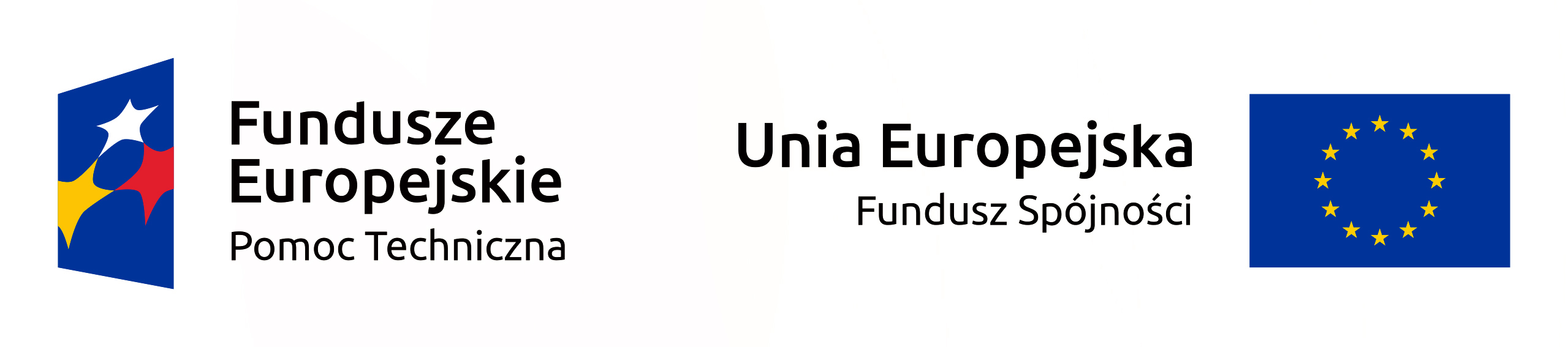 Logotypy Pomocy Technicznej Funduszy Europejskich i Funduszu Spójności Unii Europejskiej